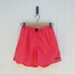 90s salmon / pink Columbia shorts